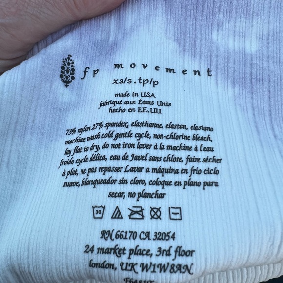 NWOT Free People Good Karma Legging in Lavender Quartz Size XS/S - Picture 3 of 4